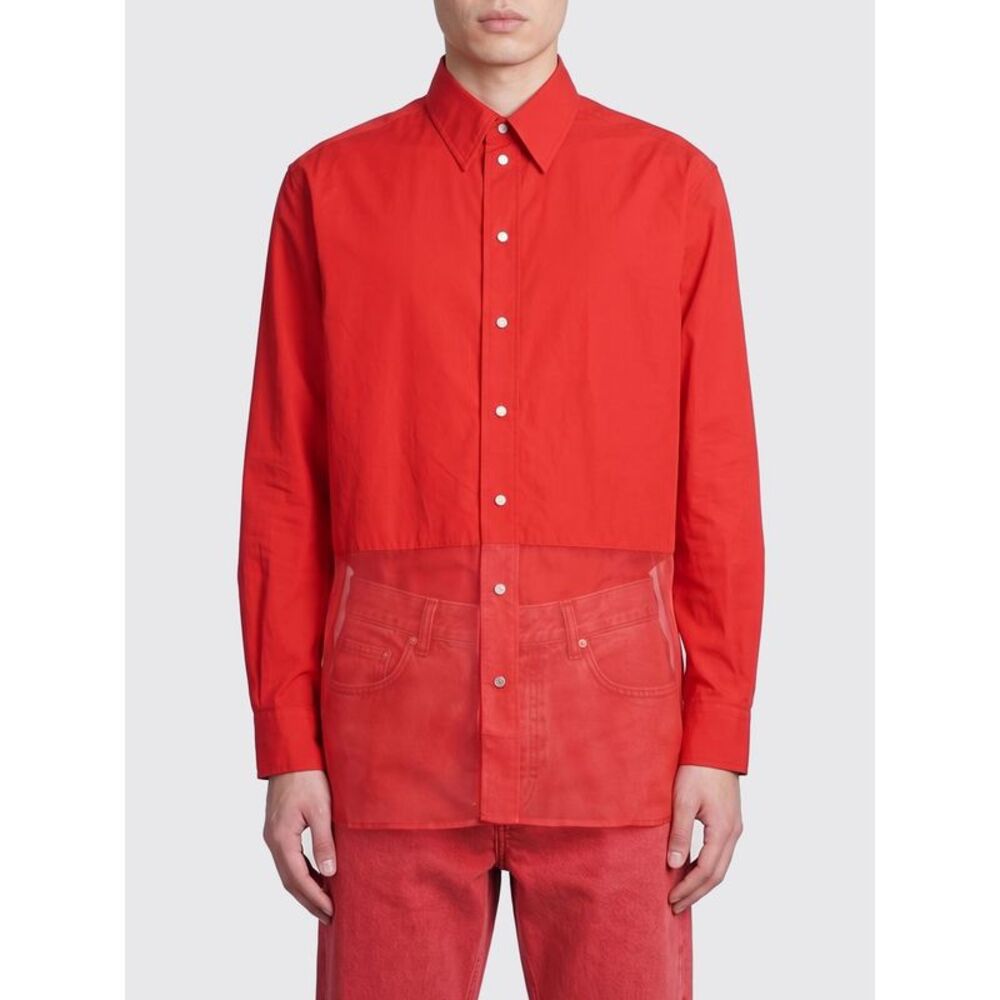 Fendi Shirt Men Red